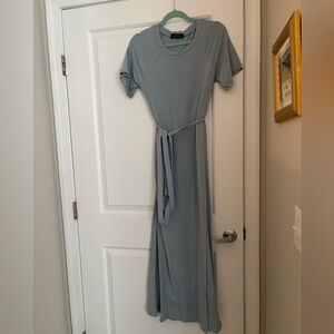 Pomander Place Soft Blue Maxi Dress